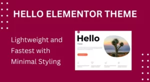 My Wordpress Blogs 6 Hello Elementor Theme Review