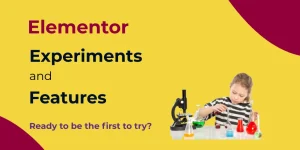 feature Elementor Experiments and Features