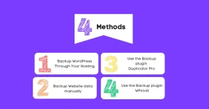 WordPress Backup 4 Method