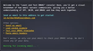Learndmarc screenshot