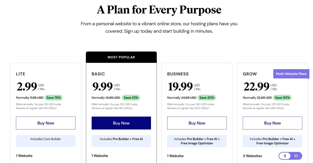 Elementor Hosting Review: My Experience with Their WordPress Hosting Services 4 Elementor Hosting Pricing